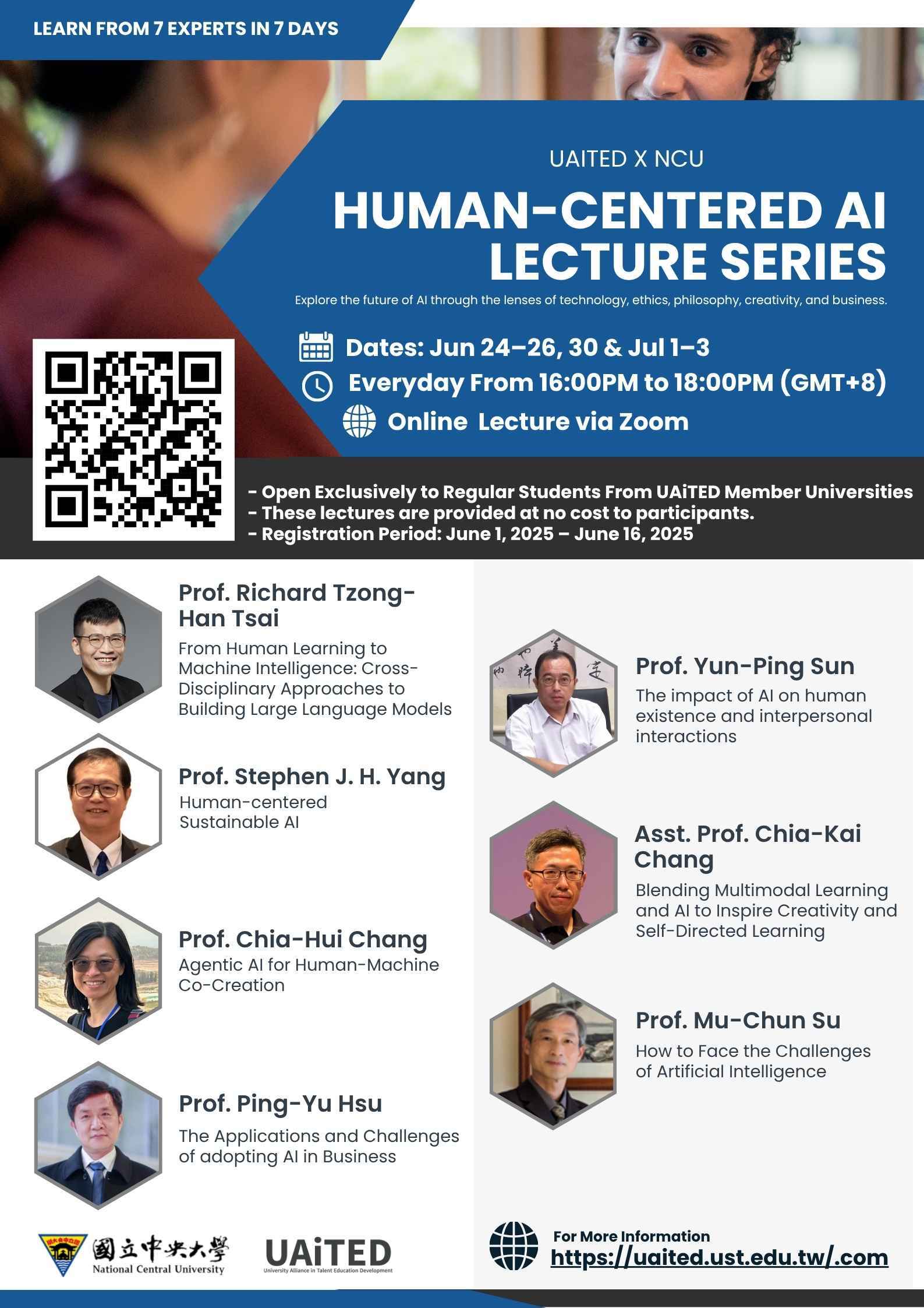 UAiTED × NCU Human-Centered AI Lecture Series 2025
